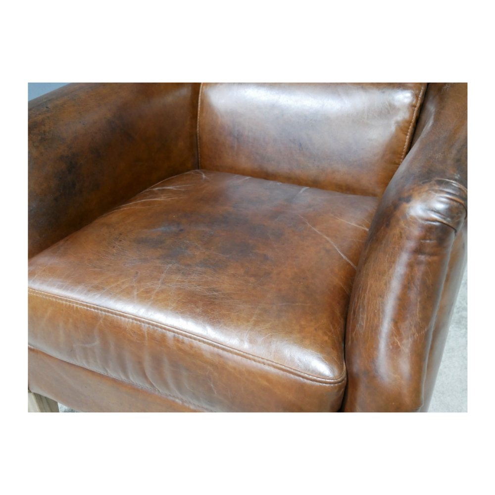 European Style Luxury Single Seater Living Room Sofas With Wooden Legs And genuine Leather Sofa Set Furniture For Home/Hotels