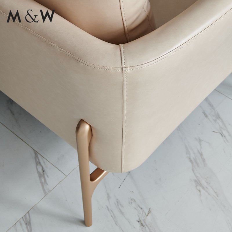 M&W Comfortable Office Luxury design Furniture 2 seats waiting modern office sofa