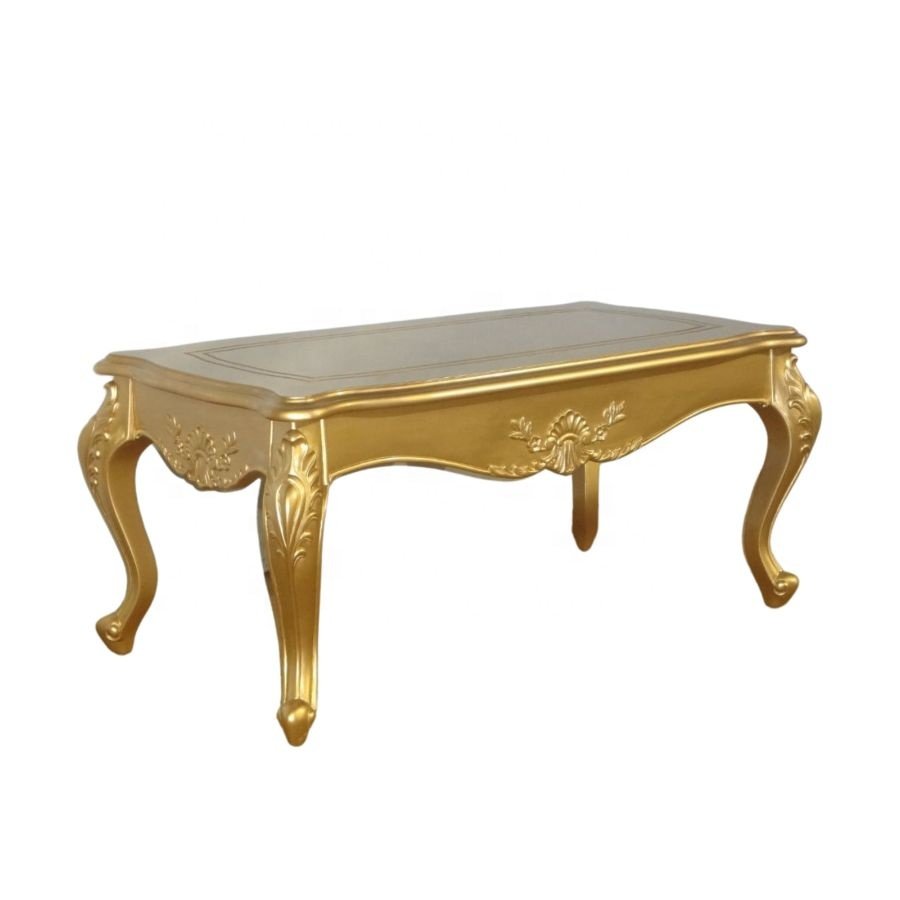 Luxury Living Room Sofa Set in European Style Furniture with Solid Wood Coffee Table Sofa One Seater Sofa Two Seater for Hotel