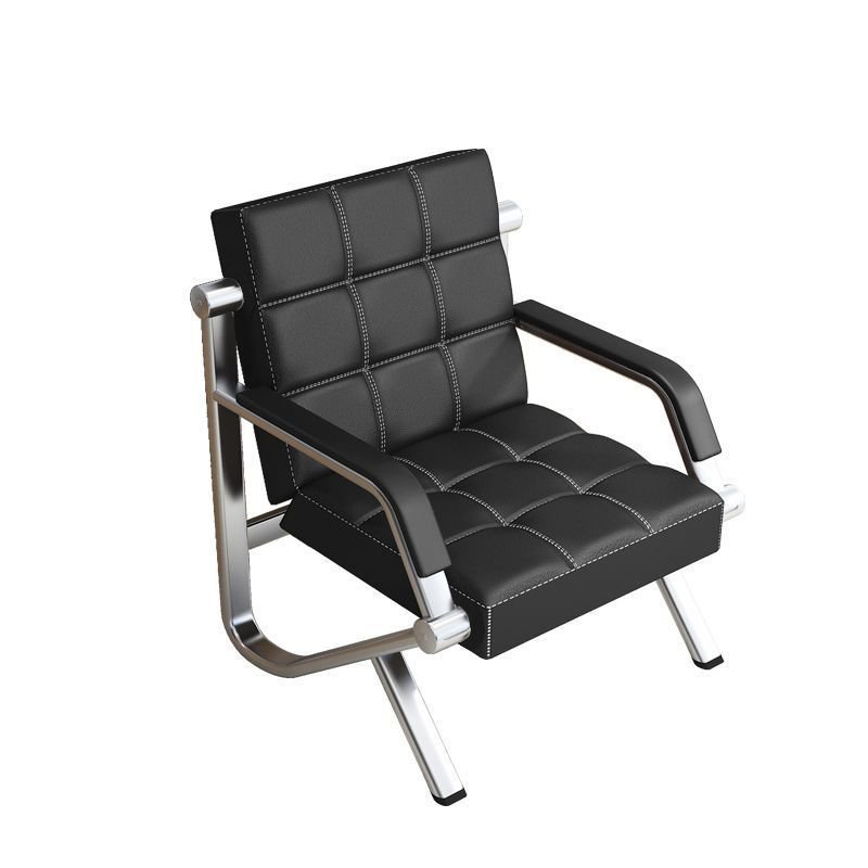 Modern Simple Office Sofa Set with Fabric Cover for Business Reception Includes Coffee Table for Living Room Use