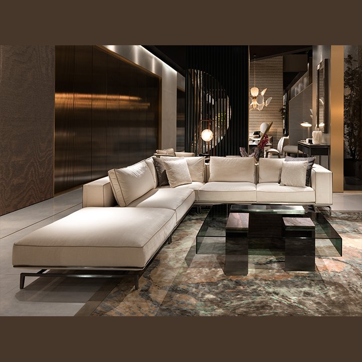 Italian Design 7 Seater Minimalist Sofa Set Customized Couch Area Home Furniture Luxury Modern Sofa Set Furniture Living Room
