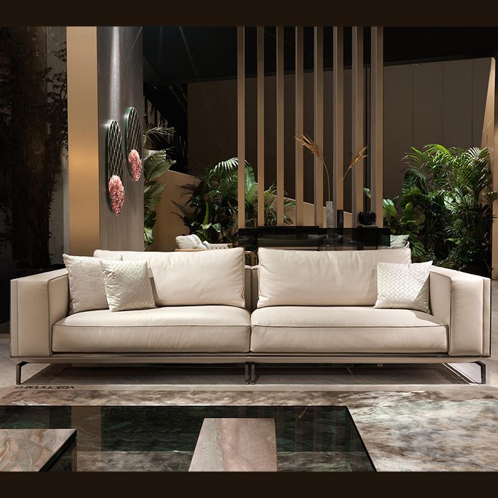 Italian Design 7 Seater Minimalist Sofa Set Customized Couch Area Home Furniture Luxury Modern Sofa Set Furniture Living Room
