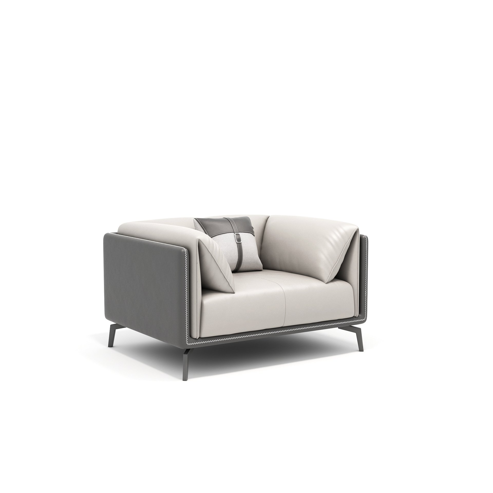Modern design elegant white leisure sofa office fabric sofa