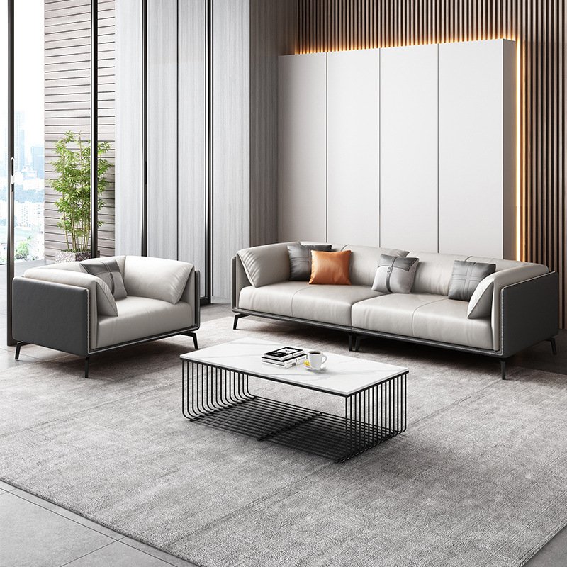 Modern design elegant white leisure sofa office fabric sofa