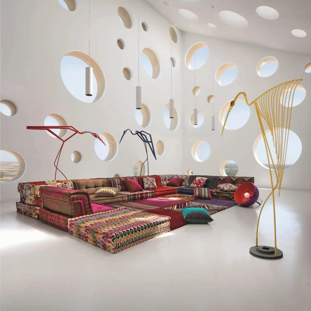 Customized Home Tufted Floor Sofa Modern Luxury Sectional Couch Modualr Living Room Mahjong Sofa Set