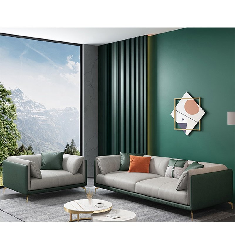 Hotel Office sofa combination set business meeting guest leisure modern minimalist reception room three-seat sofa