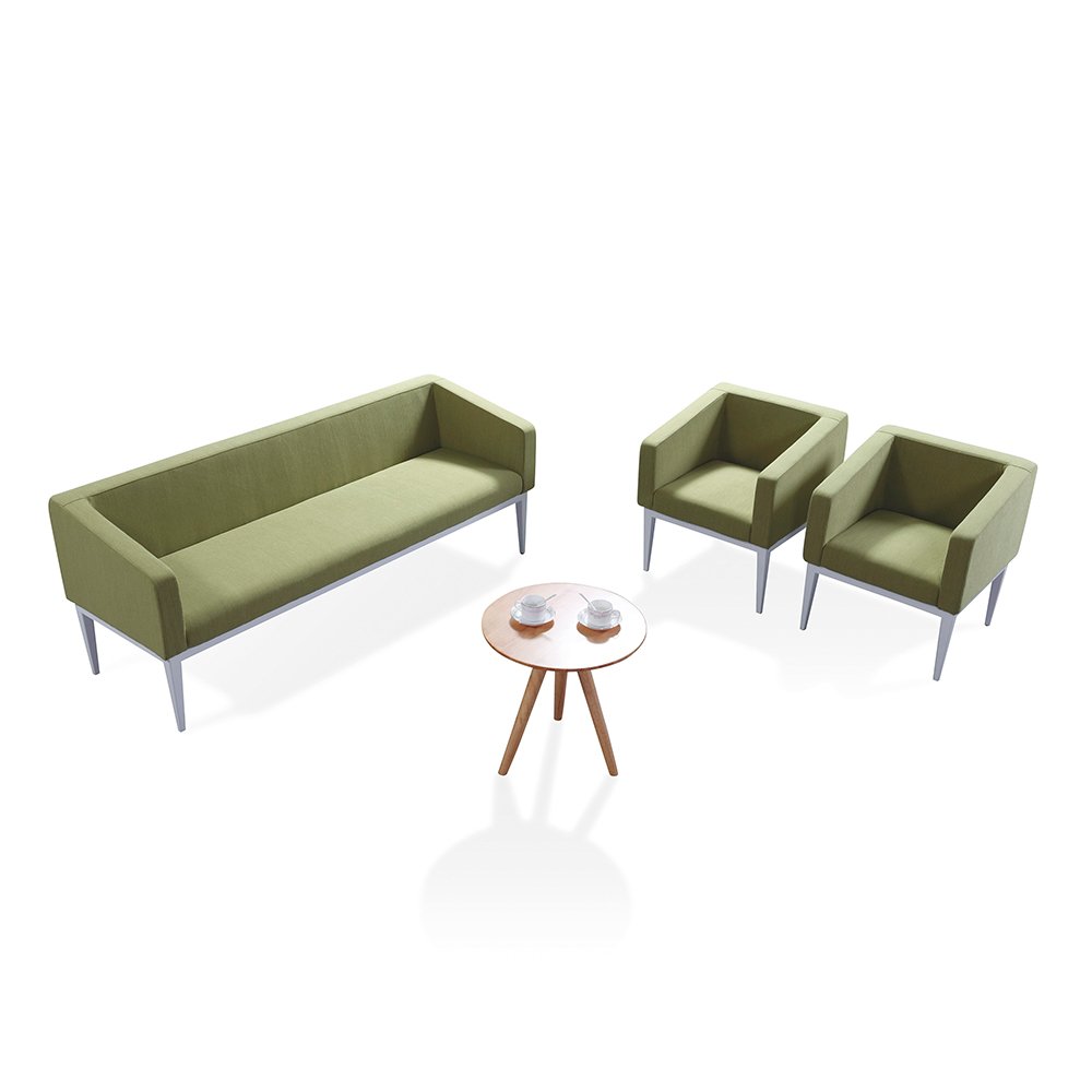 Modern design office furniture living room conference room leisure sofa set business fabric sofa