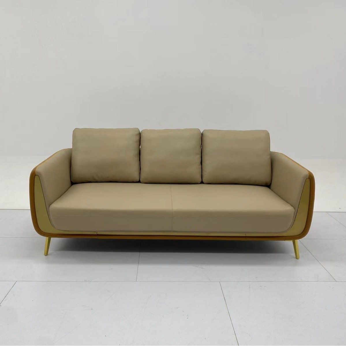Chuang yue Modern Style Chesterfield Leather Office Sofa Set for School Reception China Manufacturer Lounge Chair Furniture