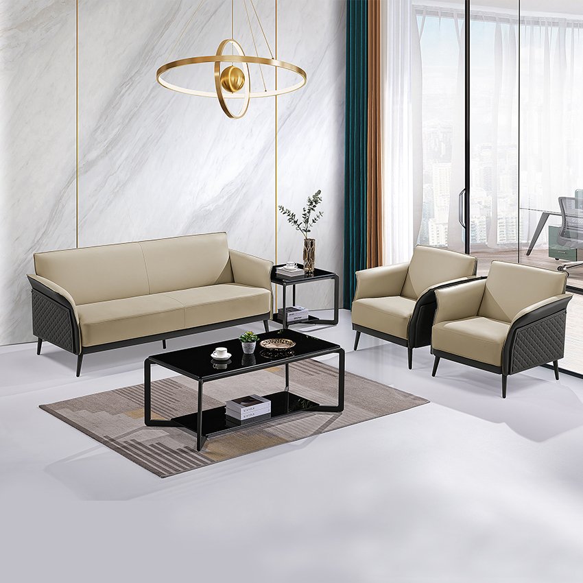 China customized cheap luxury grey european style sofa new office sofa