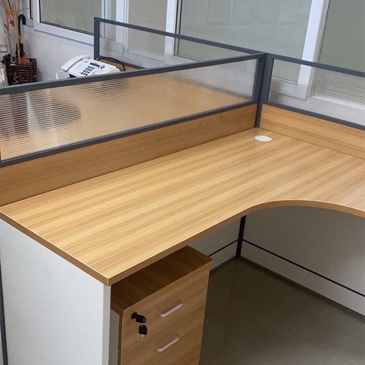 Modular Call Center Office Cubicle Working Station System Furniture Serpentine Workstation