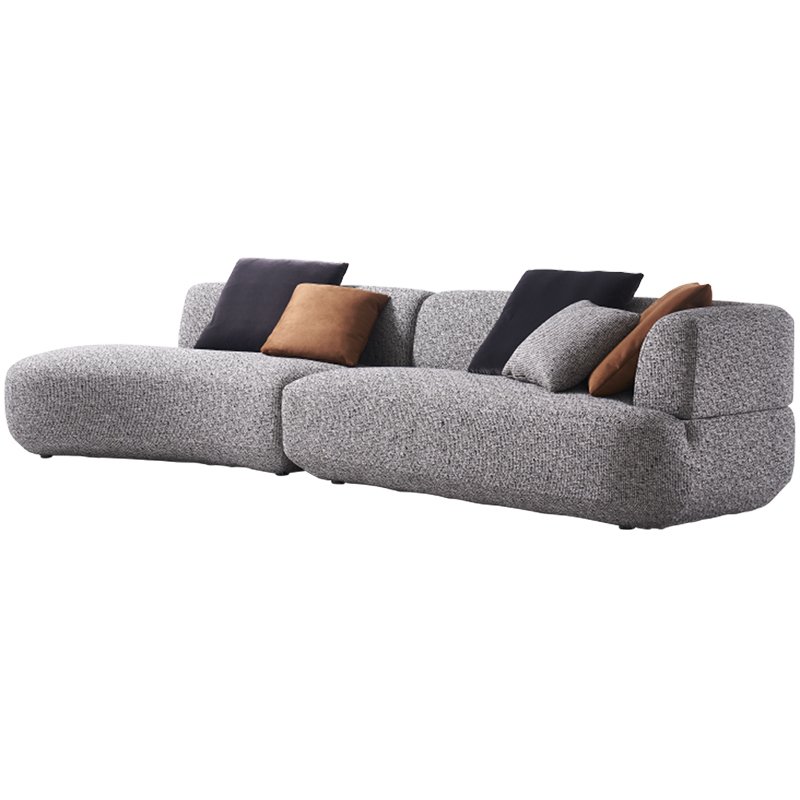 European Living Room Modern Couch Set Furniture Shape Combination Corner Luxury Fabric Sofa