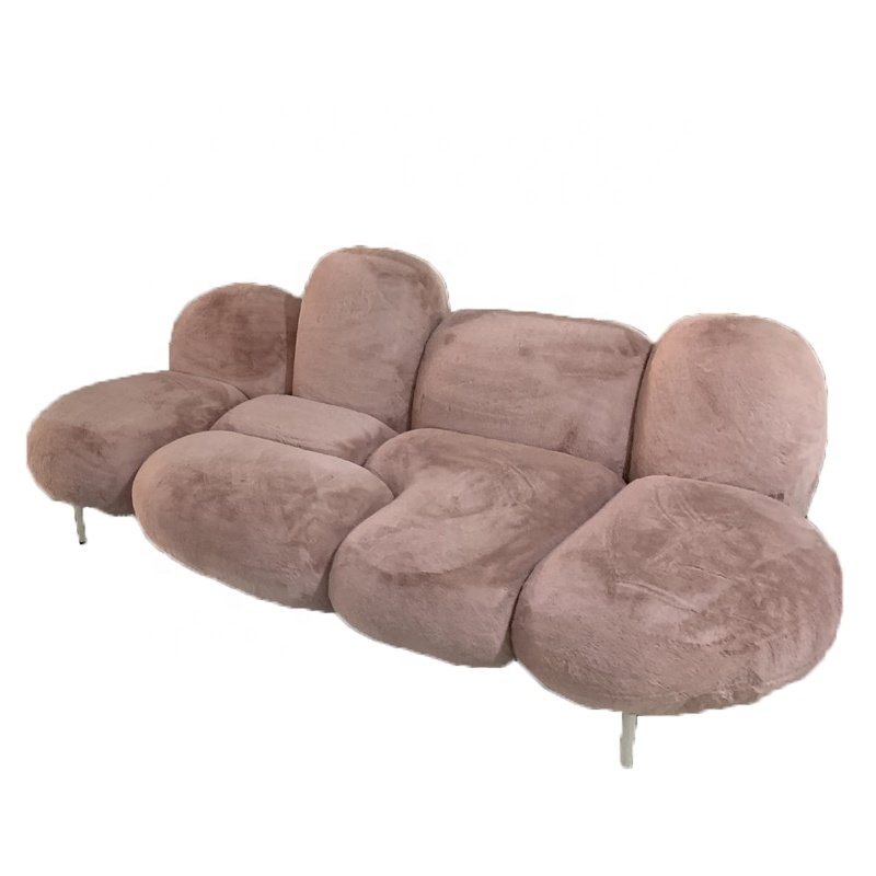 MEIJIA Hot Sale Product European Style Different Color Plush Fabric Sectional Sofa Living Room Relax Home Sofas
