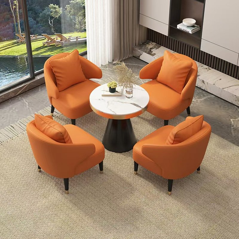 Modern and comfortable public negotiation office sofa hotel hospital office building beauty salon reception sofa
