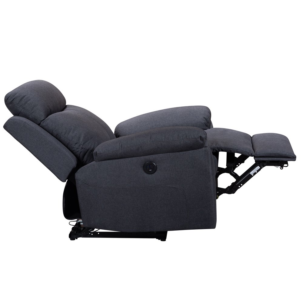 Reclining Air Leather Power Electric Recliner Sofa Chair Reclinable