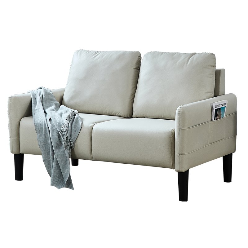 Nordic style 2 Seater sofa Modern Living Room bedroom Apartment Office sofa Customizable fabric sofa
