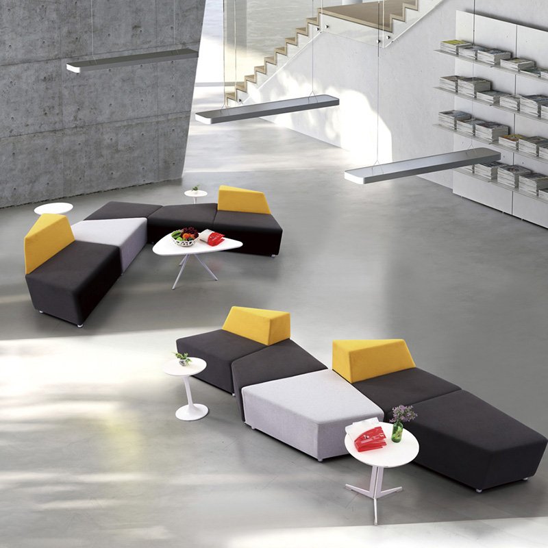 New Arrival Designs Commerical Furniture Reception Sofa Public Area Waiting Sofa Set