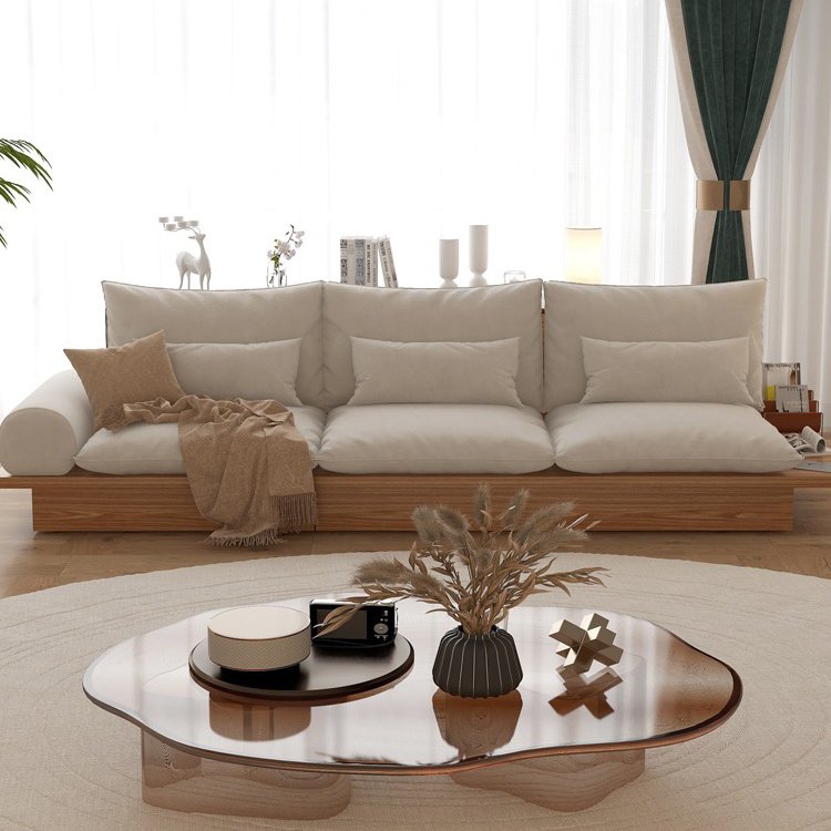 Customized factories in China Wooden sofa modern sofa set