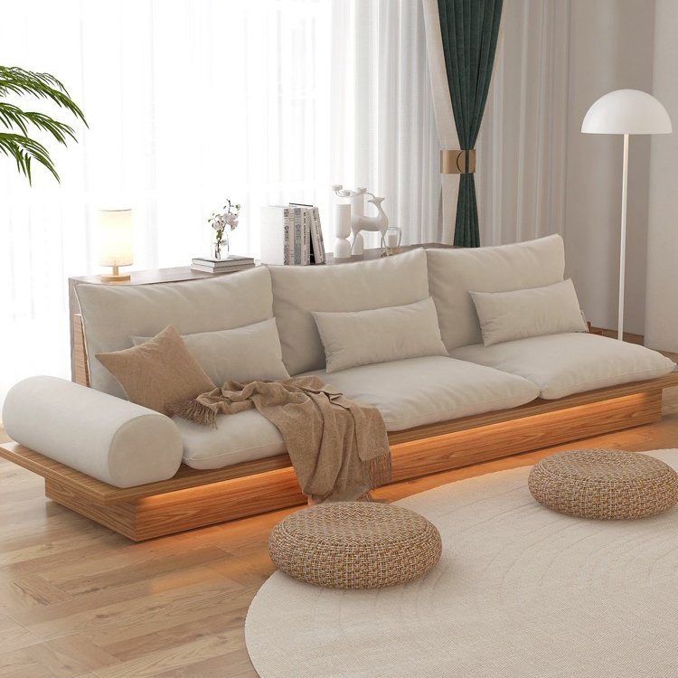 Customized factories in China Wooden sofa modern sofa set