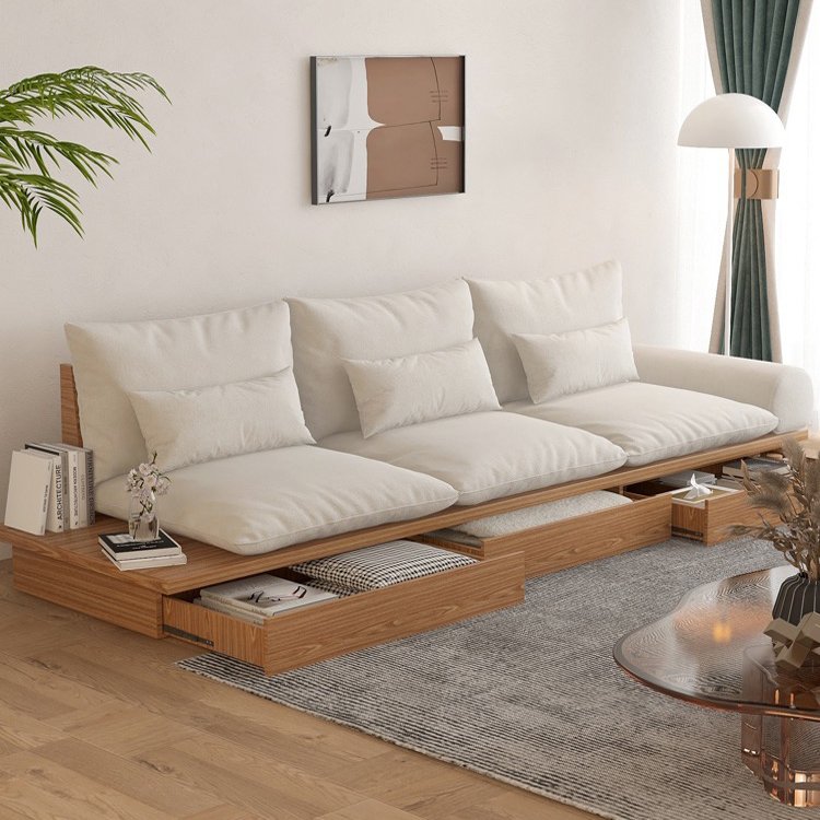 Customized factories in China Wooden sofa modern sofa set