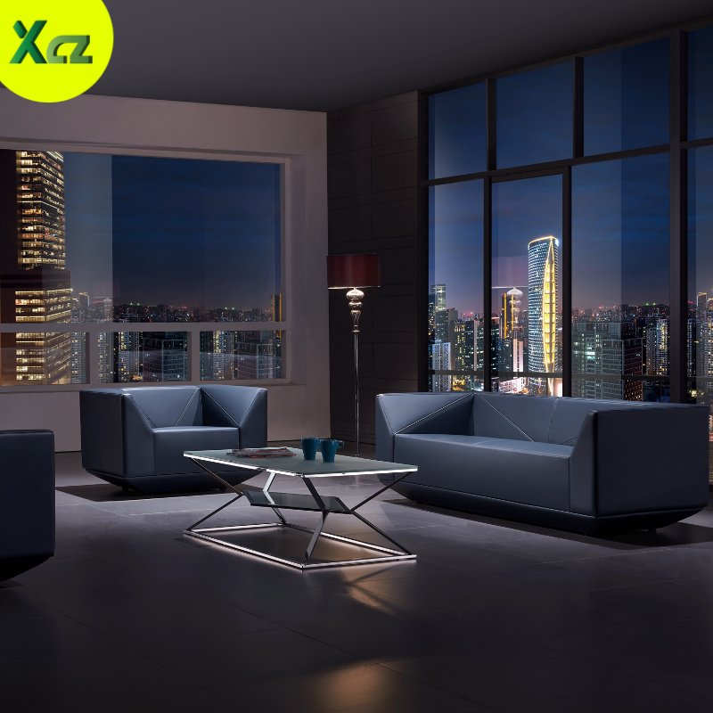 Modern Office Furniture Design Leather sofa, office sofa set