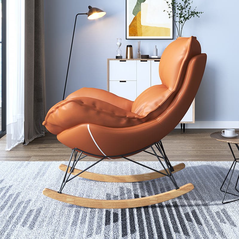 Modern Design Living Room Rocking Chair Comfort Relaxer Single Sofa Chair Recliner Rocking Chair For Adults