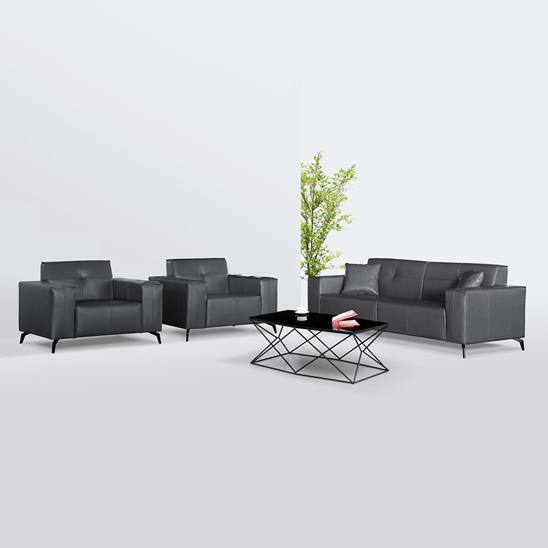 office furniture modern design office lounge fabric sofa office 1-3 seat boss sofa