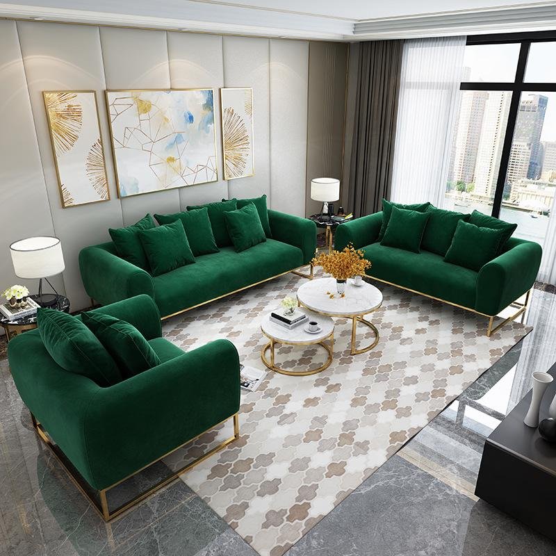 Luxury modern fabric sofa living room sofa leisure sofa