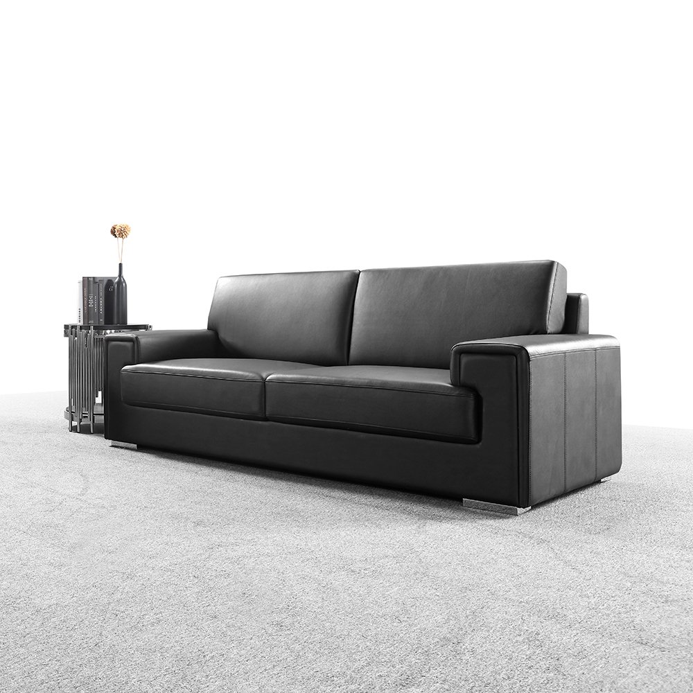 2+2 Sectional High End Boss Office Hospital Commercial Office Reception Sofa Modern Leather Sofa