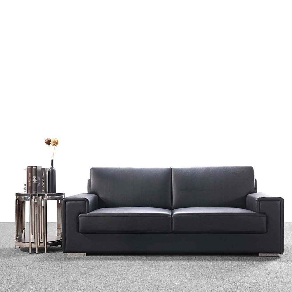 2+2 Sectional High End Boss Office Hospital Commercial Office Reception Sofa Modern Leather Sofa