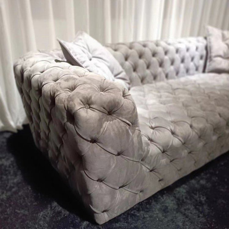 Contempo Set luxurious modern furniture leather furniture living room furniture 3 seater italian luxury sofa