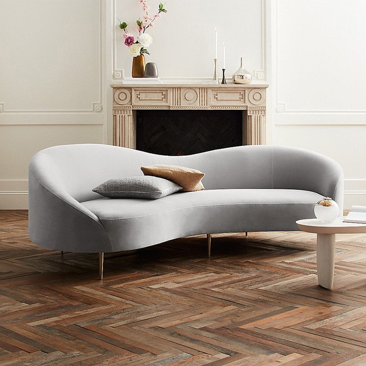 Throne Decor Chairs Gold Style Stainless Steel New Luxury Wedding Sofa Fabric Cartons 1 Piece Sofa Set Customized Mall Modern