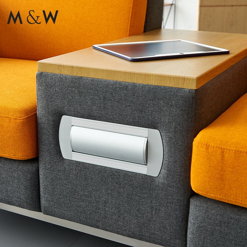 M&W Modern waiting space room furniture visitor lounge office sofa set for reception