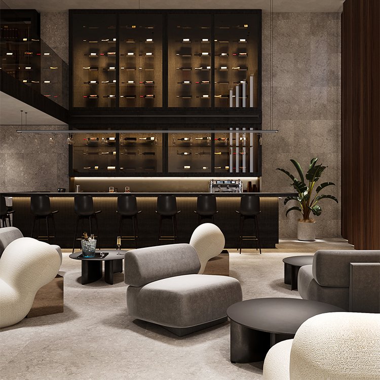 Newest Design modern commercial luxury hotel lobby furniture