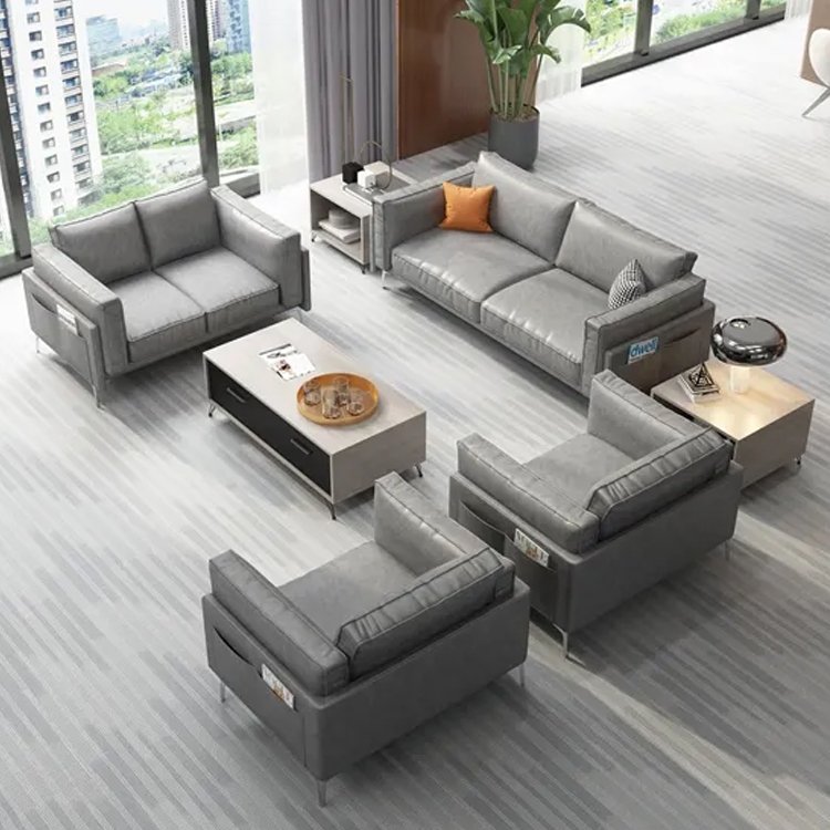 The Latest 2023 Sectional Comfortable Lounge Luxury Furniture Office Sofa Set For Office