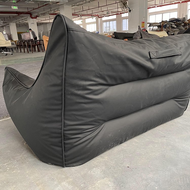 Modern Minimalist Manufacturer Lowest Price Double Seats Upholstery Living Room Lounge Bean Bag Lazy Sofa