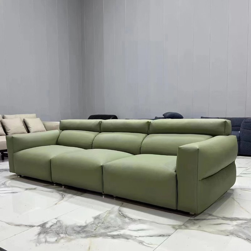 sofas for home luxury leather high quality indoor down feather down filled sofa modern real set furniture living room