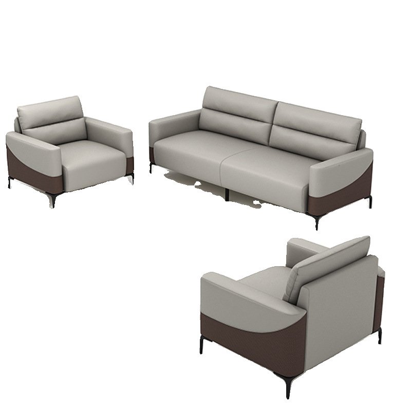 Modular Office Sofa and Business Coffee Table Set for Reception & Negotiation Areas for Company Rest Space