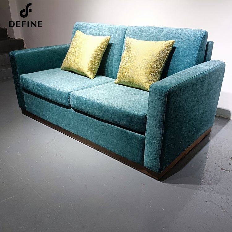 Multifunctional Sleeper Couch Sofa Bed Hotel Living Room Bedroom Furniture Fabric Sofa Bed Folding Two Seats