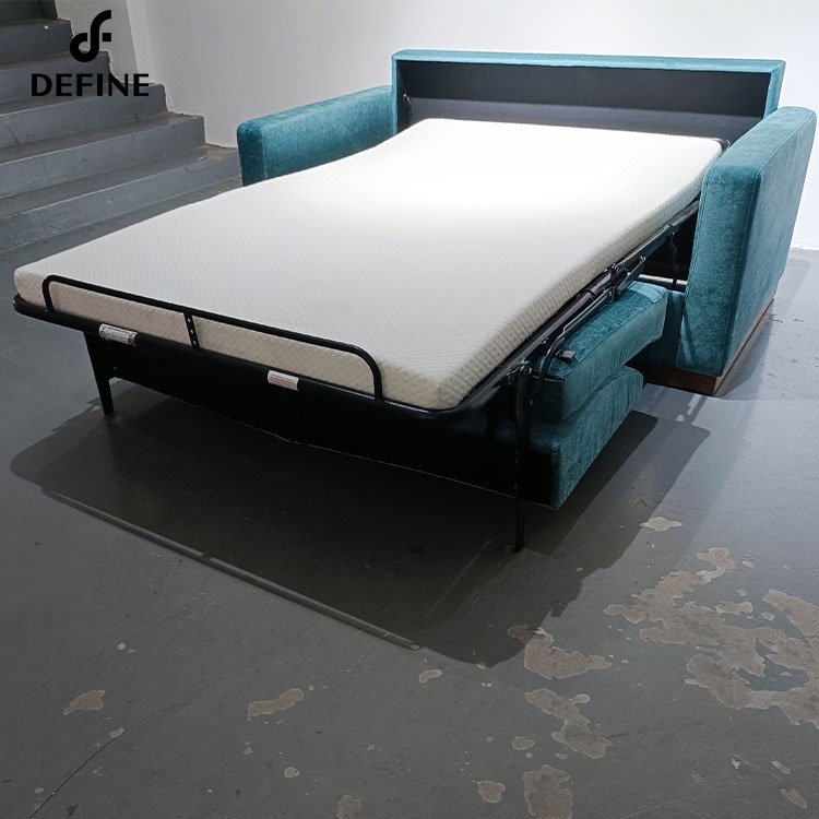 Multifunctional Sleeper Couch Sofa Bed Hotel Living Room Bedroom Furniture Fabric Sofa Bed Folding Two Seats