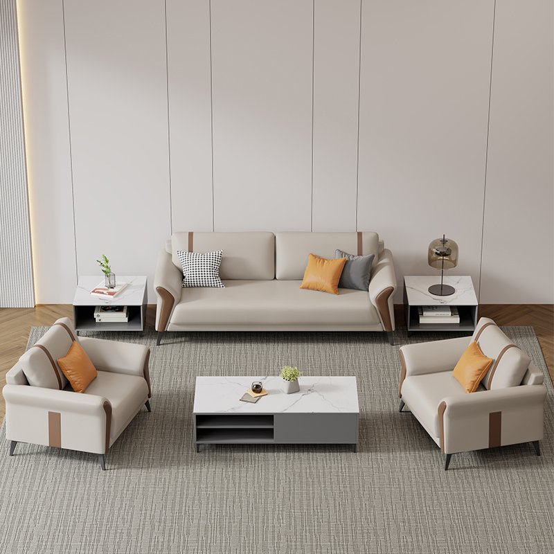 Liyu office furniture High quality luxury 3 seaters recliner sofa living room fabric reclining theater sofa sets