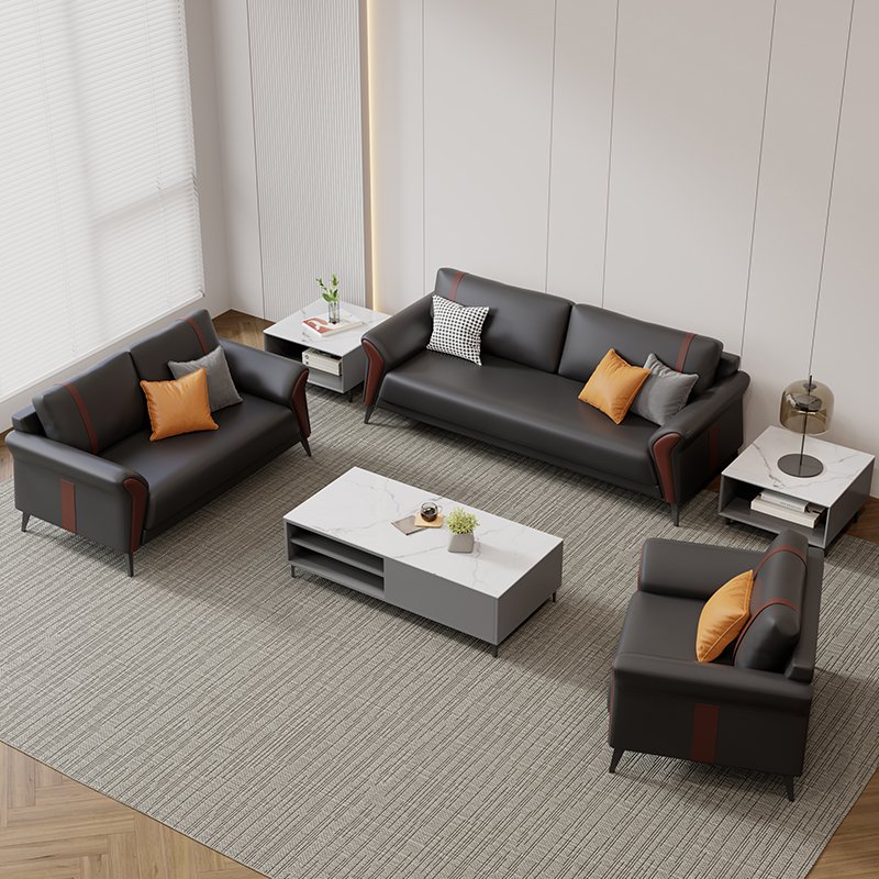 Liyu office furniture High quality luxury 3 seaters recliner sofa living room fabric reclining theater sofa sets