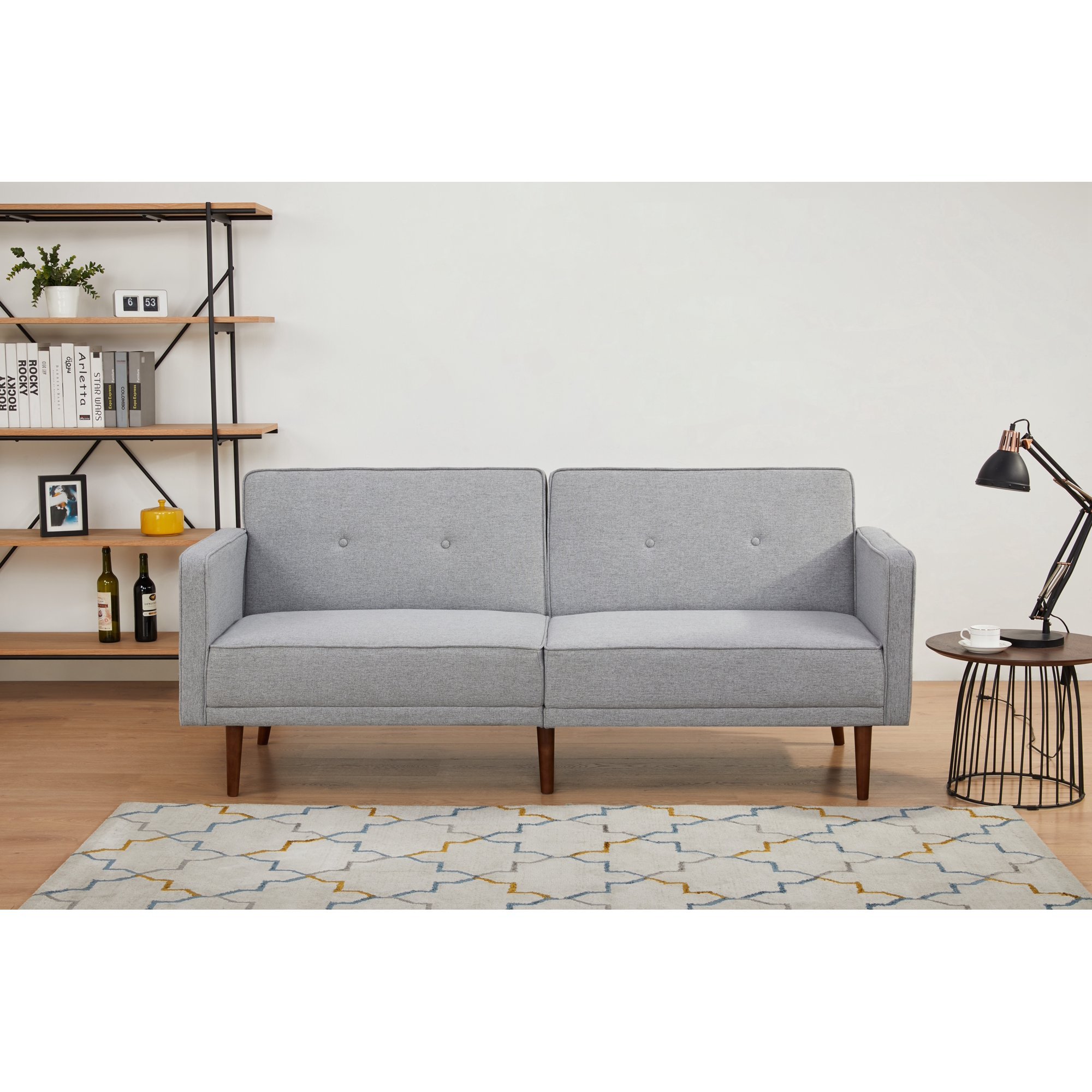 Recliner Sofa Bed Fabric Modern Home Furniture Living Room Sofa Grey European Style Adjustable (other),sofa Bed Two Seat USA /SA