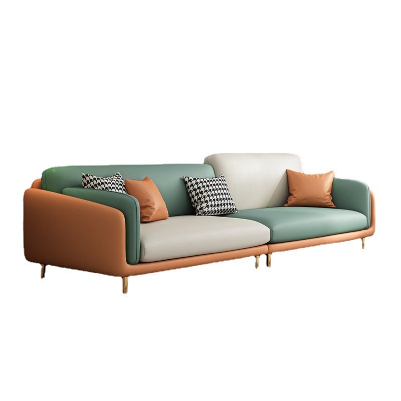 Nordic Light luxury no-wash Microfabric Sofa Home Furniture Sectional living room sofas