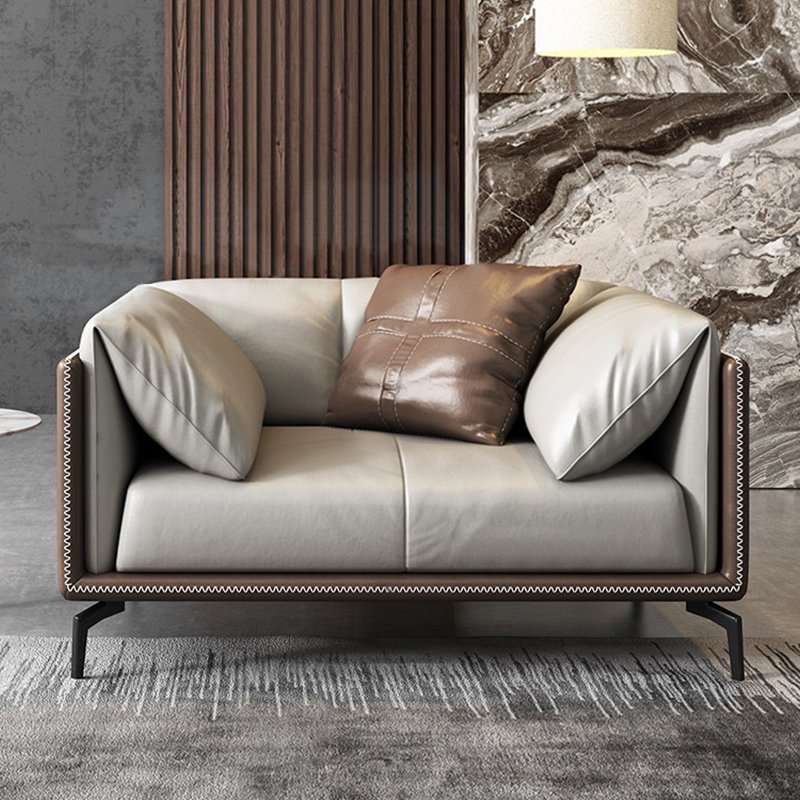 Modern Minimalist Office Sofa Business Reception and Negotiation Set for Living Room for Three People