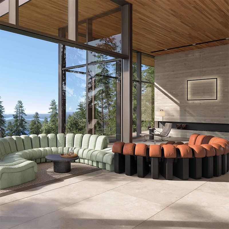 Modular Furniture Sectional Serpentine Sofa Modern Large Curved Modular Leather Sofa Living Room Couch Sofas