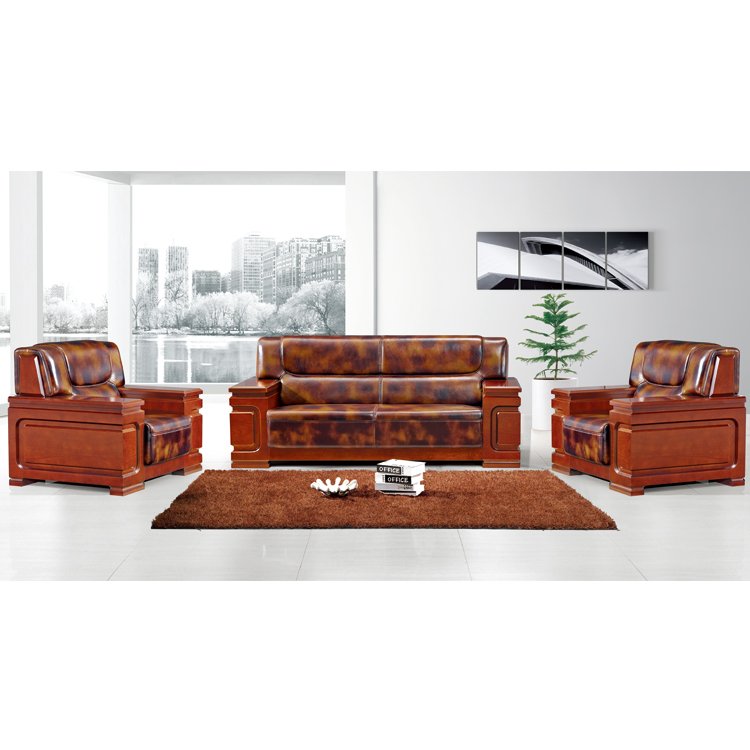 High End Alligator Skin leather SOFA,office furniture(FOHS-6702)