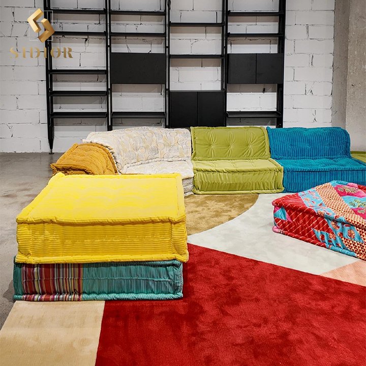 Living Room Furniture Italian Luxury Villa Sofa Floor Modular Set Mah Jong Sofa Sectional Couch Modern Mahjong Sofa