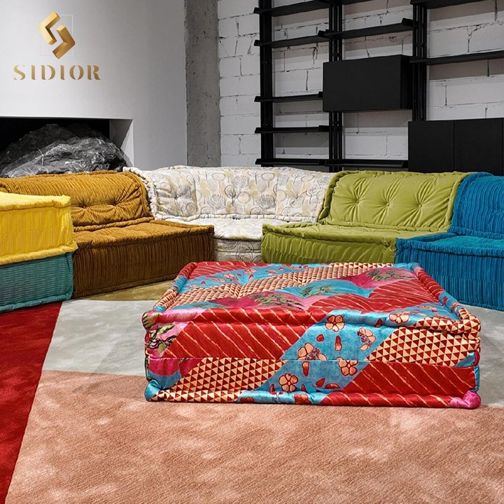 Living Room Furniture Italian Luxury Villa Sofa Floor Modular Set Mah Jong Sofa Sectional Couch Modern Mahjong Sofa