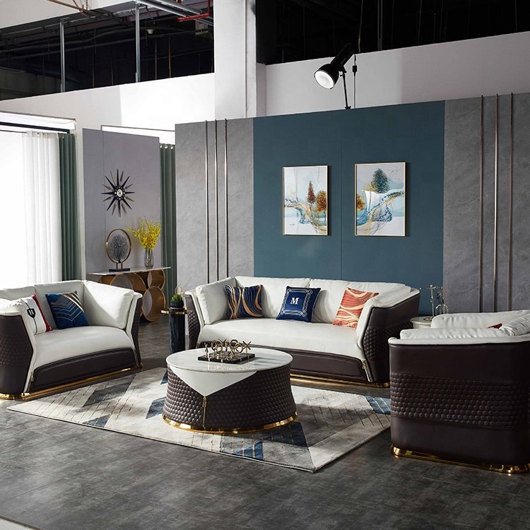Factory Sale Leather Sofa Latest Couch Living Room Furniture Sofa Modern Design Sofa Set
