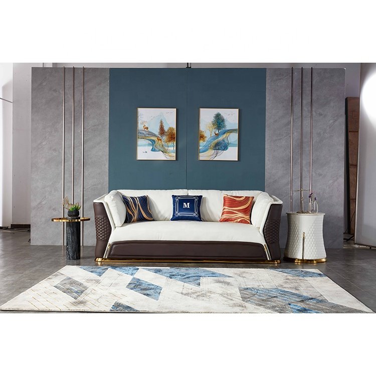 Factory Sale Leather Sofa Latest Couch Living Room Furniture Sofa Modern Design Sofa Set